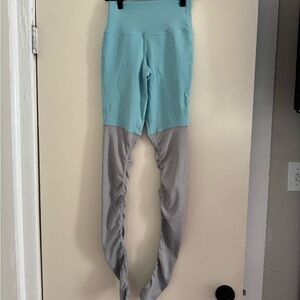ALO Yoga Blue and Gray Leggings High Waist Stretch size XS